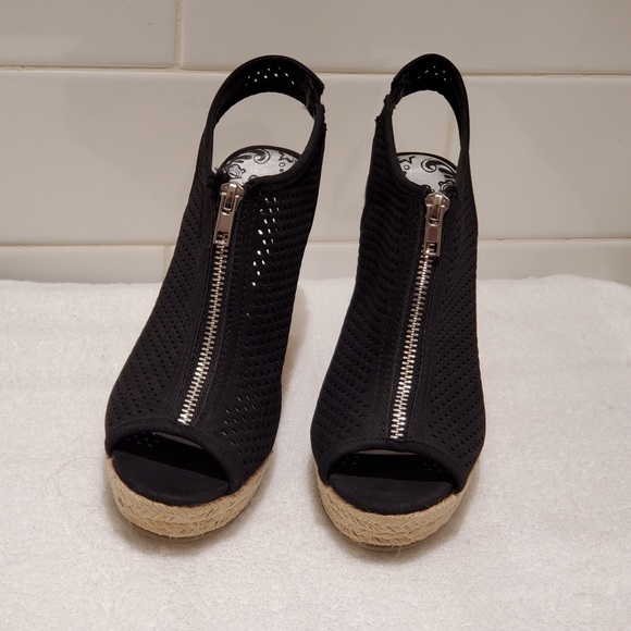 BRASH Open Toe Wedge Booties - Picture 2 of 5